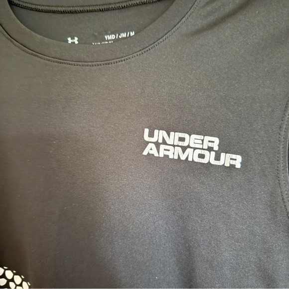 Under Armour Exploded Black Tank Boys / Youth Size Medium - Picture 2 of 7